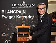 Blancpain Leap Year Celebration Villeret Ewiger Kalender in Münchens Maximilianstrasse am 29.02.2024 - Die Villeret Quantième Perpétuel und die Blancpain Villeret Calendrier Chinois Traditionnel 2024  (©Foto: BrauerPhotos / Goran Nitschke für Blancpain) 